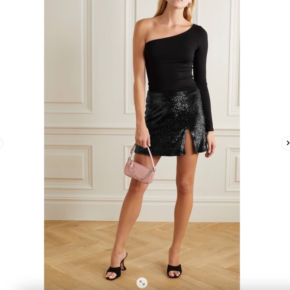 Reformation Sequin Skirt